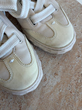 Load image into Gallery viewer, Jimmy Choo - Diamond Fleck Leather Sneaker - Ivory - 36.5 - RRP$1100
