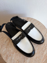Load image into Gallery viewer, Husk - Slingback Brogue  - Black/White - 41 - As new - RRP$399
