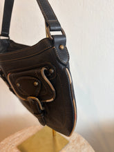 Load image into Gallery viewer, Burberry - Single Strap Double Front Pocket Shoulder Bag - Dark brown - S
