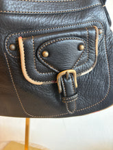 Load image into Gallery viewer, Burberry - Single Strap Double Front Pocket Shoulder Bag - Dark brown - S

