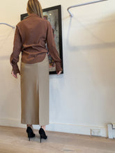 Load image into Gallery viewer, Scanlan Theodore - Silk Blend LS Classic Shirt - Brown - 10
