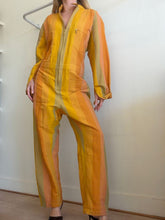 Load image into Gallery viewer, Lucy Folk - Stripe Boiler Jumpsuit - Yellow/Orange - L
