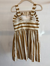 Load image into Gallery viewer, KIDS Rebecca Vallance - Sundress Dress - Stripe Tan/Ivory- 2 Kids
