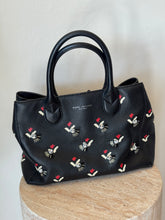 Load image into Gallery viewer, Marc Jacobs -Embellished Tulip Gotham Leather Tote  Bags- Black - M
