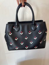 Load image into Gallery viewer, Marc Jacobs -Embellished Tulip Gotham Leather Tote  Bags- Black - M
