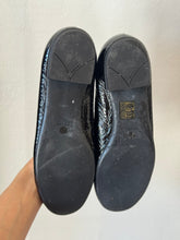 Load image into Gallery viewer, Prada - Patent Leather Ballet Flats - Black - 38.5
