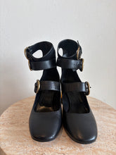 Load image into Gallery viewer, Chloe - Alize 6cm Closed Toe Ankle Straps Shoes - Black - 39 - NWT - RRP $1795
