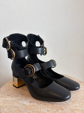 Load image into Gallery viewer, Chloe - Alize 6cm Closed Toe Ankle Straps Shoes - Black - 39 - NWT - RRP $1795
