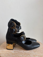 Load image into Gallery viewer, Chloe - Alize 6cm Closed Toe Ankle Straps Shoes - Black - 39 - NWT - RRP $1795
