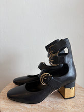 Load image into Gallery viewer, Chloe - Alize 6cm Closed Toe Ankle Straps Shoes - Black - 39 - NWT - RRP $1795
