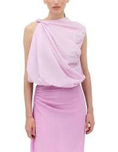 Load image into Gallery viewer, Bianca Spender - Tumbler Gathered Top - Pink - 0 - RRP$445
