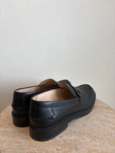 Load image into Gallery viewer, Tods - Leather Penny Loafers - Black - 42 - RRP$1,110
