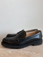 Load image into Gallery viewer, Tods - Leather Penny Loafers - Black - 42 - RRP$1,110
