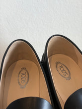 Load image into Gallery viewer, Tods - Leather Penny Loafers - Black - 42 - RRP$1,110
