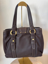 Load image into Gallery viewer, Bally - Leather Shoulder Bag - Chocolate/Gold Hardware - M
