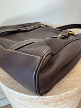 Load image into Gallery viewer, Bally - Leather Shoulder Bag - Chocolate/Gold Hardware - M
