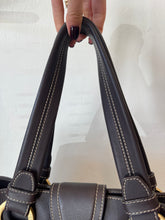 Load image into Gallery viewer, Bally - Leather Shoulder Bag - Chocolate/Gold Hardware - M
