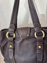 Load image into Gallery viewer, Bally - Leather Shoulder Bag - Chocolate/Gold Hardware - M
