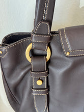 Load image into Gallery viewer, Bally - Leather Shoulder Bag - Chocolate/Gold Hardware - M
