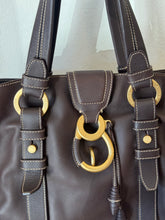 Load image into Gallery viewer, Bally - Leather Shoulder Bag - Chocolate/Gold Hardware - M
