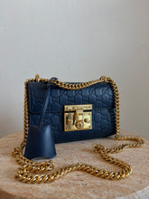 Load image into Gallery viewer, Gucci - Guccisima Leather Padlock Shoulder Bag - Navy - S - RRP$
