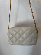 Load image into Gallery viewer, YSL - Grained Lambskin Quilted Mini Becky Double Zip BagCrossbody - Off White - S
