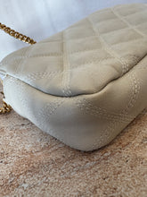 Load image into Gallery viewer, YSL - Grained Lambskin Quilted Mini Becky Double Zip BagCrossbody - Off White - S

