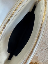 Load image into Gallery viewer, YSL - Grained Lambskin Quilted Mini Becky Double Zip BagCrossbody - Off White - S
