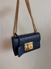 Load image into Gallery viewer, Gucci - Guccisima Leather Padlock Shoulder Bag - Navy - S - RRP$
