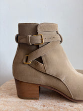 Load image into Gallery viewer, Saint Laurent - Blake Jodhpur Ankle Boots - Tobacco Suede - 38
