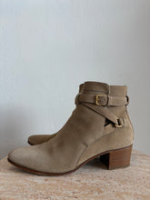Load image into Gallery viewer, Saint Laurent - Blake Jodhpur Ankle Boots - Tobacco Suede - 38
