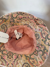 Load image into Gallery viewer, Zimmermann - Bucket Hat - Paisley print  Pink -  small
