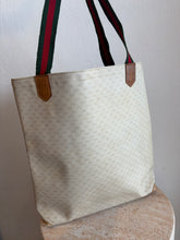 Load image into Gallery viewer, Gucci - Vintage Tote w front leather pocket and logo handle -  M
