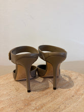 Load image into Gallery viewer, Jimmy Choo - Nell 85mm Pointed Toe Mule Pump - Taupe Grey - 37.5 - RRP$1548
