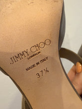 Load image into Gallery viewer, Jimmy Choo - Nell 85mm Pointed Toe Mule Pump - Taupe Grey - 37.5 - RRP$1548
