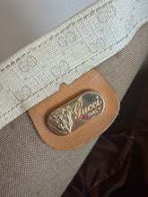 Load image into Gallery viewer, Gucci - Vintage Tote w front leather pocket and logo handle -  M
