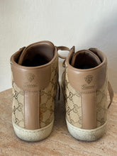 Load image into Gallery viewer, Gucci - GG Supreme Canvas Hightop Sneaker - Sand/Beige - 39
