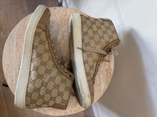 Load image into Gallery viewer, Gucci - GG Supreme Canvas Hightop Sneaker - Sand/Beige - 39
