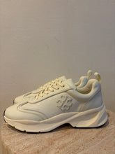 Load image into Gallery viewer, Tory Burch - As new - Goodluck panelled Chunky Leather Sneaker - Cream - 10.5 -  RRP$615
