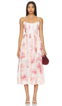 Load image into Gallery viewer, Zimmermann - Waverly Corset Floral Midi Dress - Pink Palm - 1
