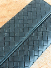 Load image into Gallery viewer, Bottega Veneta Intrecciato Nappa Leather French Long Woven Wallet - Blue - M
