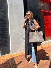 Load image into Gallery viewer, sass &amp; bide - Atomic Longline Vest - Black - 8 - bnwt - RRP$420 - Current
