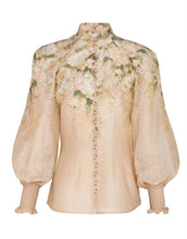 Load image into Gallery viewer, Zimmermann - Romantic Crush Buttoned  Shirt - Blush - 1
