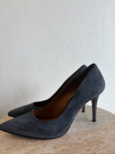 Load image into Gallery viewer, Coach - Waverly Suede Pump Heels - Grey - 10
