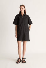 Load image into Gallery viewer, Lee Matthews - LM Drill Mini Dress - Black - 2 - RRP$599
