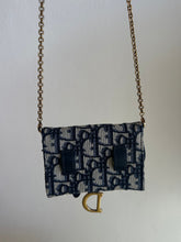 Load image into Gallery viewer, Dior - Saddle Pouch Oblique Canvas belt bag - Navy Monogram - Nano - RRP$2770
