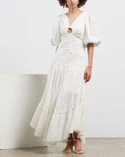 Load image into Gallery viewer, Significant Other - Thalia O-ring cutout Midi Dress - White - 10
