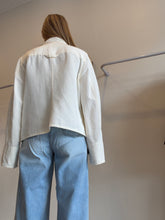 Load image into Gallery viewer, Vince - Collar Jacket w front pockets - Cream - XL
