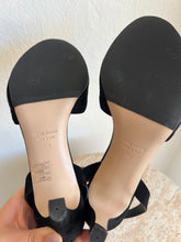 Load image into Gallery viewer, Scanlan Theodore - Suede Heeled Sandal - Black - 38 - RRP$600 - w Box
