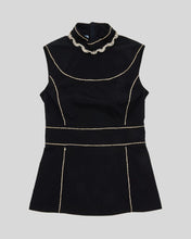 Load image into Gallery viewer, Prada - SS15 Embellished Sleeveless Top - Black - 38

